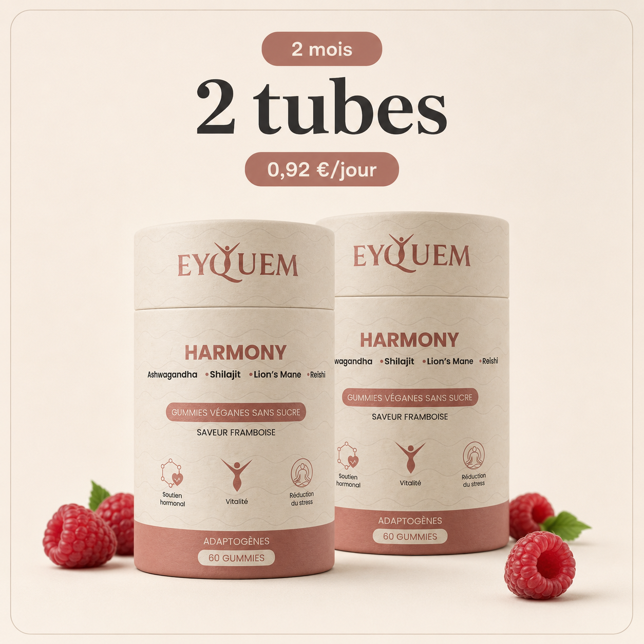 Harmony – Gummies pour l’équilibre hormonal