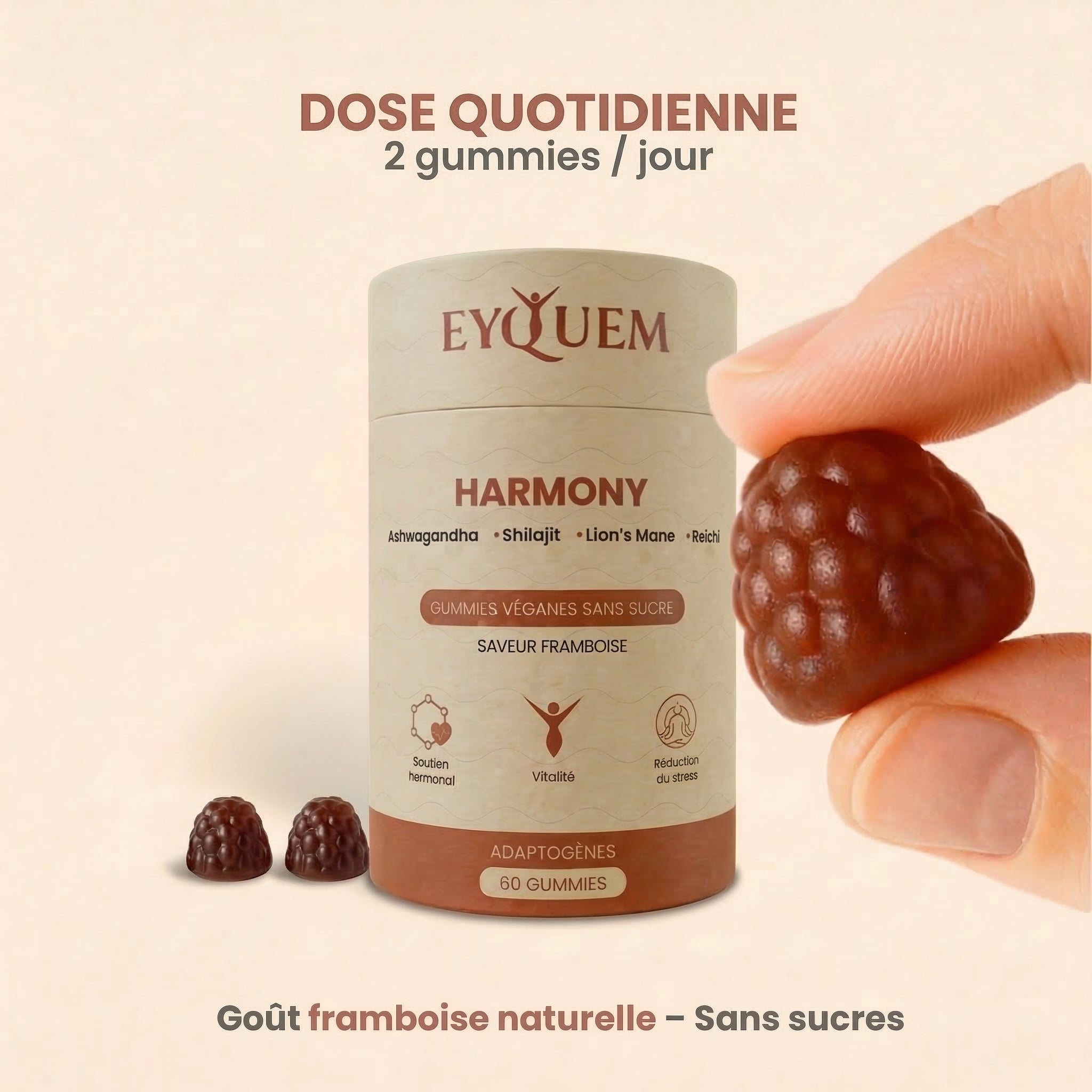 Harmony – Gummies pour l’équilibre hormonal